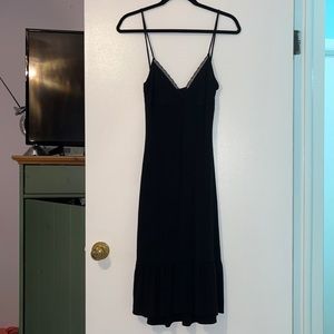 Bebe goth black dress
